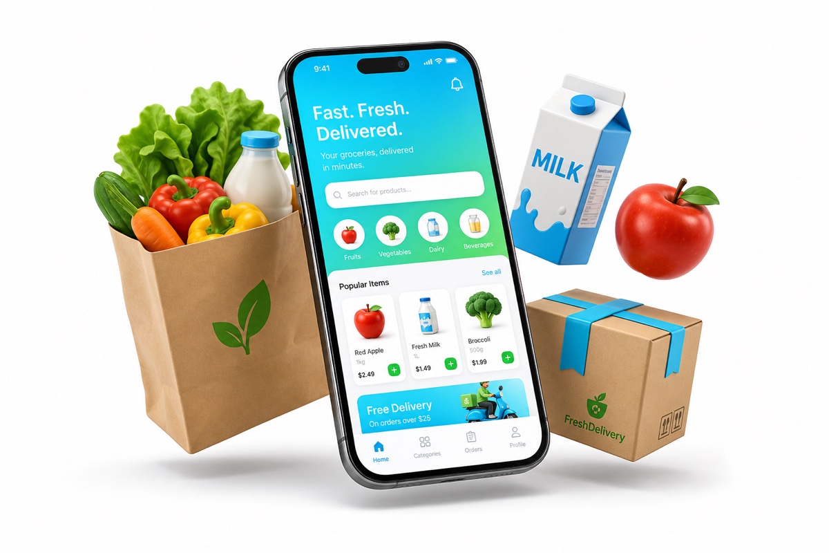 OPTORA — доставка продуктов и приложение